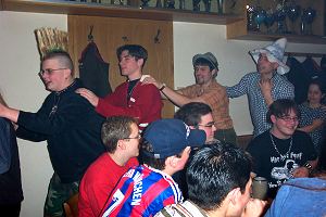 .. die Polonaise durch den Rittersaal!