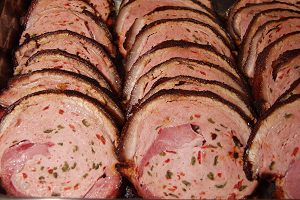 griechischer Braten mit Paprika-Br&auml;t-F&uuml;llung