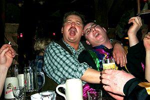 Miche in der Bar