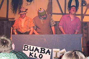 auf dem Buaba-Klo
