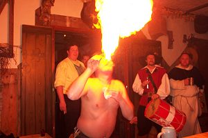 Der Große Gorani..  spuckt Feuer!