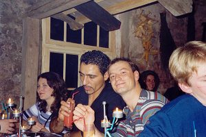der Rodeo-Wirt war auch da